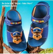 Resim Snapbuy Yazlık Çocuk Sandaleti-kız/erkek, Kaymaz Eva Taban Beyaz - Saks Mavi 