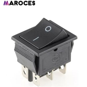 Resim Geniş Işıksız Anahtar (On)-Off 6P Yaylı Ic-109A 1 Adet 
