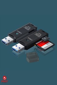Resim OEM 2in1 Usb 3.0 Micro Sd Hafiza Karti - Tf Kart Okuyucu Hub Adaptör Veri Aktarici 