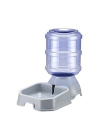 Resim Qingmipy 3.8l Kedi Köpek Otomatik Su Besleyici - Ağırlıklı Dağıtıcı, Temizlenmesi Kolay, Dürtmeye Dayanıklı, Gri Renk 