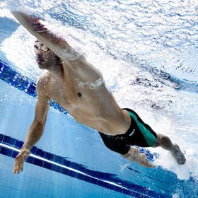 Resim Arena Allover Swim Jammer Erkek Mavi Yüzücü Mayo 011889580 