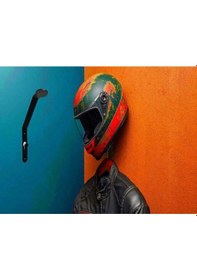 Resim Metal, Motosiklet Kask Tutucu Mont Askısı, Metal Kask Askısı, Teçhizat Askısı 