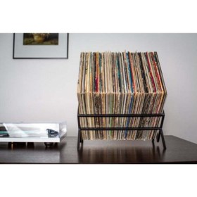 Resim MERZANA Metal Plaklık, Dergilik, Kitaplık, Plak Organizer 