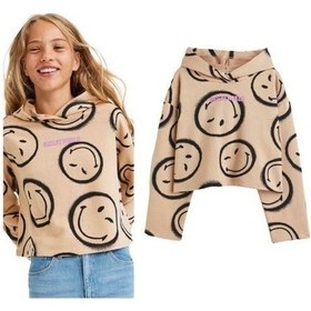 Resim Smile Kapüşonlu Kız Çocuk Sweatshirt 001 