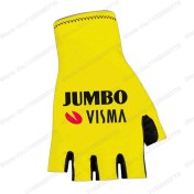 Resim Liangduo Shop No.2 Tarzı L Boyutu Yeşil Jumbo Visma Fransa Turu Bisiklet Eldiveni Wout Van Aert Belçika Bisiklet Jel Yarım Parmak Eldiven Yol Bisikleti Forması (Yurt Dışından) 