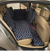 Resim Sones Su Geçirmez Arka Arka Pet Köpek Araba Koltuğu Kapağı Paspaslar Hamak Koruyucu Emniyet Kemeri Ile, Boyutu: 130x150x38cm Siyah 