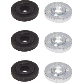 Resim 6 Adet Yedek Açı Öğütücü Parçası Makita 9523 Için Iç Dış Flanş (Yurt Dışından) 