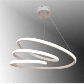 Resim Tt301-by Tt Aydınlatma Yay Modeli Mat Beyaz Beyaz Işık Led Av Beyaz 