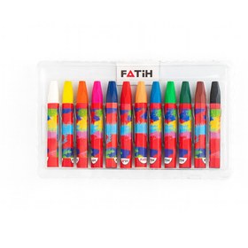 Resim Fatih 12 Renk Pastel Boya Seti Yumuşak Yağlı Pastel Boya Çocuklar ve Öğrenciler İçin Canlı Renkli Boya 