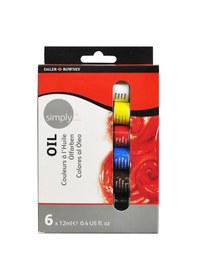 Resim Daler Rowney Simply Yağlı Boya Seti 6X12Ml 118500006 