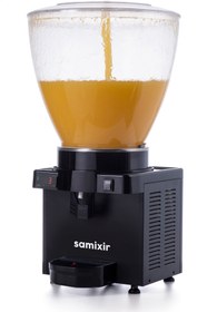 Resim Panaromik Dijital Soğuk İçecek Dispenseri (Fıskiyeli) 40 Litre - Siyah - Samixir 