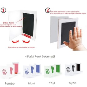 Resim Shopiora Bebek El Ve Ayak Izi Anı Baskı Seti 