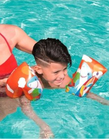 Resim Köpek Balığı Figürlü Çocuk Deniz Havuz Yüzme Kolluk 30 X 15 Cm 32102 Çok Renkli 