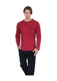 Resim Polo Club Uzun Kol Erkek Pijama Takımı 881 001 