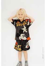 Resim Mickey Şort + Tişört Takımı 1-6 Yaş-195 Siyah 