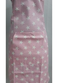 Resim Petra Mutfak Önlüğü Yıldızlı Pembe 