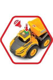 Resim Genel Markalar Dickie Lisanslı Volvo Sesli Ve Işıklı Taşıyıcı Kamyon Mafsallı Kamyon Dickie Articulated Hauler 