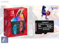 Resim Nintendo Oled+512 Gb+80 Oyunlu+Ekran+Çanta (Takas İmkanıyla) 