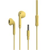 Resim HTstore Zore ER06 3.5mm Kulaklık-Sarı 