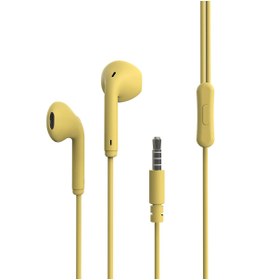 Resim HTstore Zore ER06 3.5mm Kulaklık-Sarı 