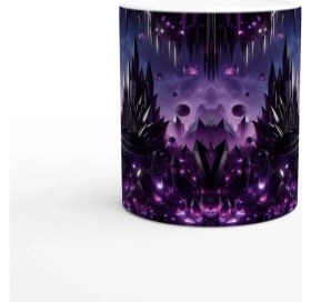 Resim Akrep Burcu Baskılı Kahve Kupası - Büyülü Kristal Mağarası Temalı Vs2 