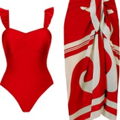 Resim Düz Renk İki Parçalı Mayo Seti, Çıkarılabilir Dolgulu, Elastik Polyester ve Spandex, Kadın Plaj Örtüsü. 