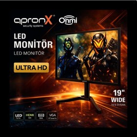 Resim Apx-nw19 19 İnç Led Monitör 900p Vga Hdmı Girişli 