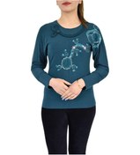 Resim Kadın İşlemeli Bluz Pb-3159 001 