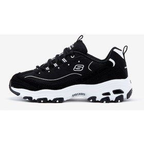 Resim Skechers D'Lites - March Forward Kadın Siyah Sneakers 13148 Bkw Siyah 