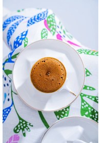 Resim Acar Molly 12 Parça 6 Kişilik Kahve Fincan Takımı - 90 Ml Beyaz 