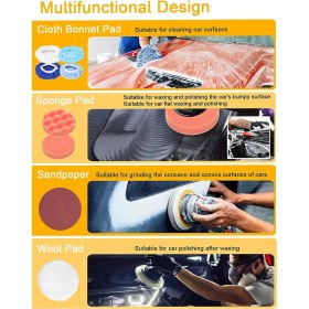 Resim Deko Turkey Orbital Style Akülü Lityum Çift Batarya 6 Devir Ayarlı Detay Pasta Cila Zımpara Polisaj Makinesi 