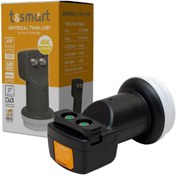 Resim Tsmart Full Ultra Hd 3d 4k Uyumlu Yağmur Korumalı İkili Twin Çanak Uydu Lnb 2 Li 