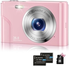 Resim Bebek Dijital Kamera Çocuk, Gençler, Erkekler, Kızlar ve Yetişkinler için 1080P 48MP Çocuk Kamera 32GB SD Kart ile Dijital Fotoğraf Makinesi 2.4 inç Dijital 