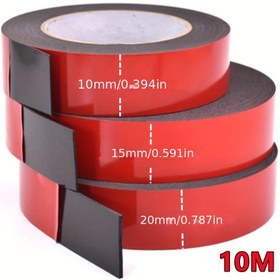 Resim 10M Çift Taraflı Montaj Bandı, 1mm Kalınlık - Güçlü Yapışkan, Su Geçirmez, Yüksek Sıcaklığa Dayanıklı, Kolay Temizlenir, Kalıntı Bırakmaz - Ev Tadilatı, Ofis Montajı, Endüstriyel Bağlama, El Sanatları, Araba İçi, Elektronik Cihazların Sabitlenmesi ve Onarımı İçin İdeal - Ahşap, Plastik, Cam, Kumaş, Metal Yüzeyler İçin Uygundur 