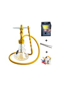 Resim Vikings Model Özel Üretim Nargile Takımı Gold 