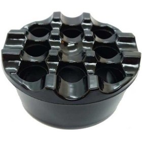 Resim Yanmaz Izgaralı Yuvarlak Küllük 