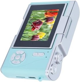 Resim Tbest 1080p dijital fotoğraf makinesi, 48 MP, yüksek çözünürlüklü 2,4 inç HD ekran 18 x elektronik zoom, dış mekan seyahat için ABS kompakt (yeşil) 