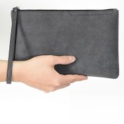 Resim Erkekler için PU Deri Cüzdan - Minimalist Şık Tasarım, Geniş Telefon Cebi & Güvenli Kapatma, Bilek Kayışı ile Günlük Kullanım ve Seyahat İçin - Gençler ve Yetişkinler için Doğum Günü/Mezuniyet Hediyesi - Dayanıklı ve Kolay Temizlenebilir Erkek Cüzdanı, Modern Aksesuar, Pürüzsüz Dokulu 