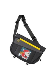 Resim Divoom Pixoo Slingbag-v Siyah Ledli Ekran App Kontrollü Postacı Çantası-su Geçirmez Siyah 