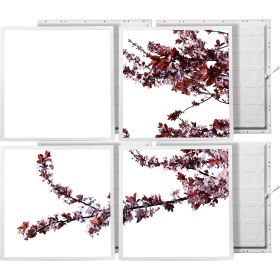 Resim Gök Panel 60X60 LED Panel Sıva Altı Desenli 2x2 Dörtlü Grup 46510176SA 