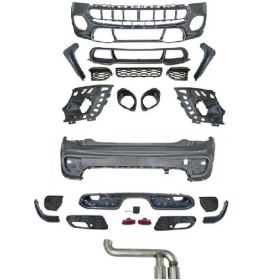 Resim Mini cooper f55 jcw body kit tampon seti 2014+ 4kapı 