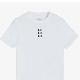 Resim Under Armour Ua Hoops Trıple Logo Ss Erkek Çocuk Tişört 6012660 6012660 100 Çok Renkli 