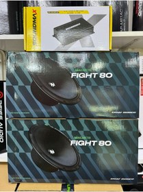 Resim Soundmax machete 20cm midrange 260w iki takım soundmax 4 kanallı anfi 4x125rms 