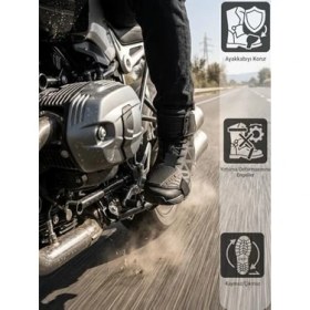 Resim SDT Group Beylini Kauçuk Vites Pedi Vites Değiştirme Pedi Motosiklet Ayakkabı Bot Koruyucu Koruma Pedi Siyah Renk 
