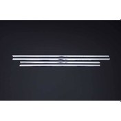 Resim Bmw 3 Serisi E-46 Uyumlu 1998 -2005 Krom Cam Çıtası 4 Parça Paslanmaz Krom 