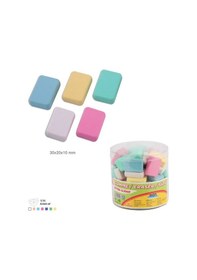 Resim Ark Pastel Renkli Ekstra Temiz Silgi Karışık Renk 24 Adet 