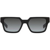 Resim PRADA 03ZS 1AB06T 54 Unisex SİYAH Köşeli Çerçeve Güneş Gözlüğü 