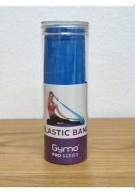 Resim Gymo Egzersiz Pilates Yoga Esnetme Bandı Direnç Lastiği Mavi 