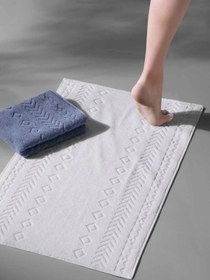 Resim Oscuro Bathmat Sky - 50x75 cm Ayak Havlusu - Açık gri - Antrasit 