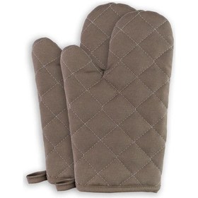 Resim Yanmaz Ve Isıya Dayanıklı Fırın Eldiveni 2 Eldiven Antrasit Gri 